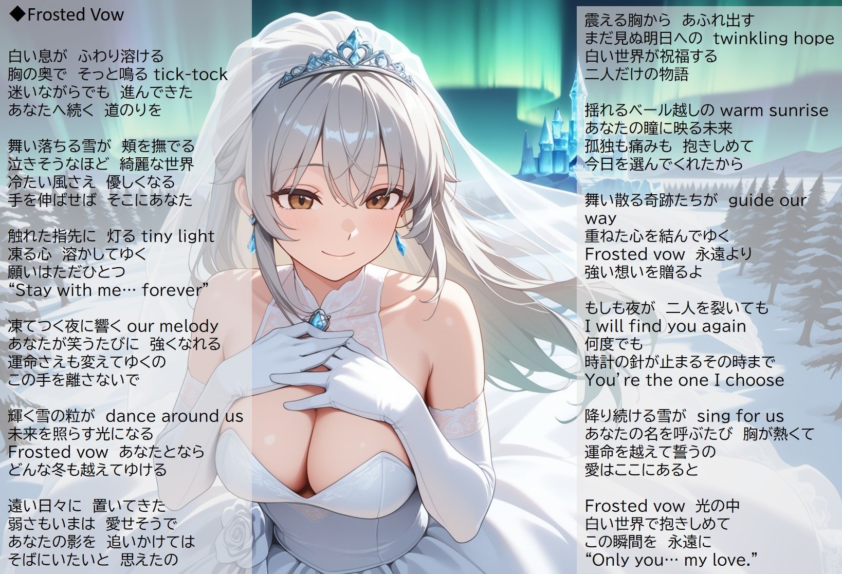 Frosted Vow 歌詞カード