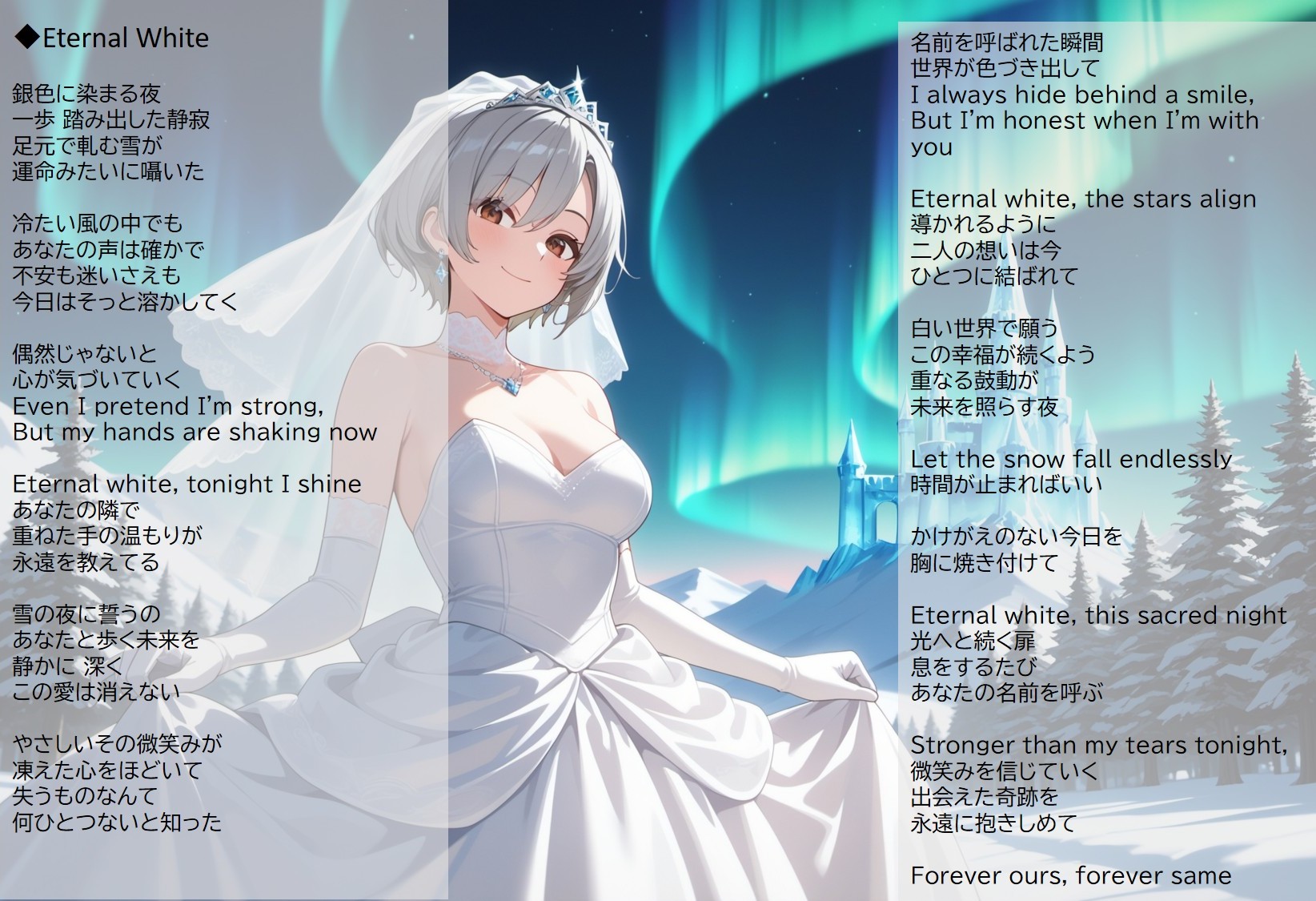 Eternal White 歌詞カード